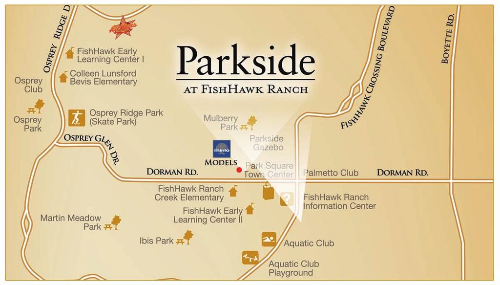 Directions From I-75 Take Exit 250 (Gibsonton-Riverview) East approximately 8 miles to the third entrance of FishHawk Ranch (FishHawk Crossing Boulevard) Make a right on FishHawk Crossing Boulevard