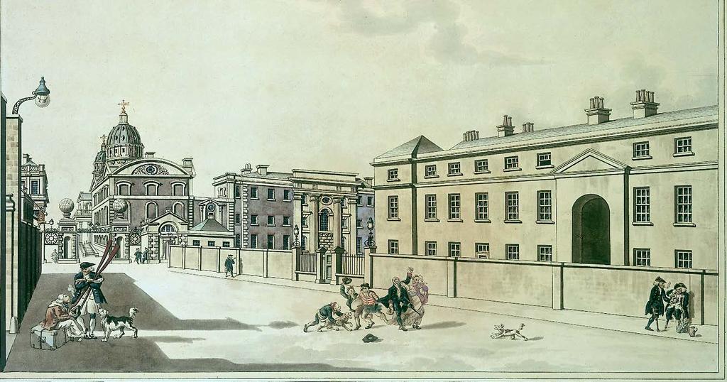 1764-1768: The dedicated infirmary by James Athenian