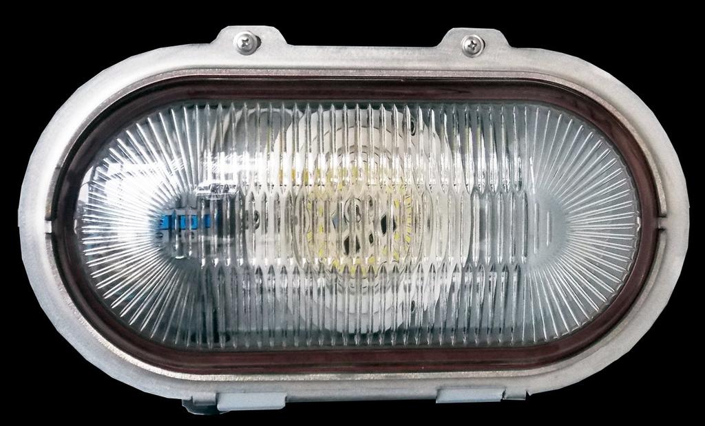Ex bulkhead LED light fitting 0403.