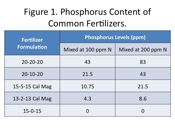 Zero phosphorus fertilization practices should be avoided due to the onset of deficiency symptoms and the potential