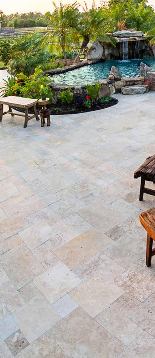 INTRODUCTION EXPERIENCE THE STONE-MART DIFFERENCE OUR MISSION Exterior Collection Stone-Mart is committed to providing our commercial partners with the finest premium select quality travertine and
