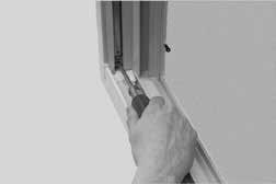 operate. Do not use oily lubricants; they attract dust and grime, which will eventually restrict the window s movement. Pella double-hung windows tilt for easy cleaning.