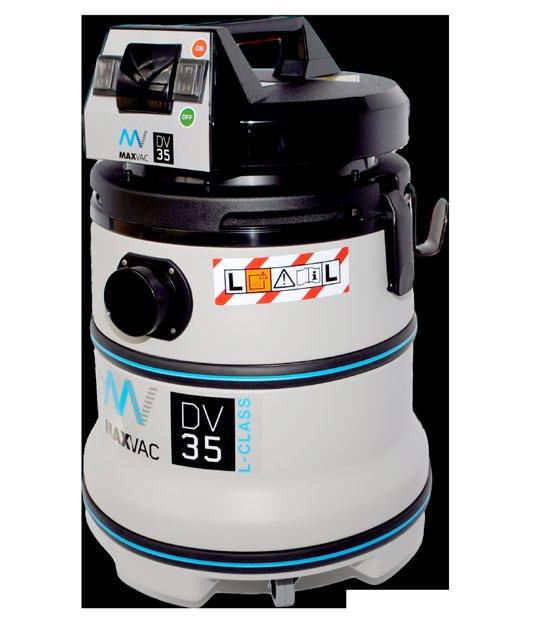 DV-35-LB DV-35-B The axvac Dura DV-35-LB is a single motor vacuum. The vacuum has wet and dry capability and with a 35ltr drum it is useful in many scenarios.