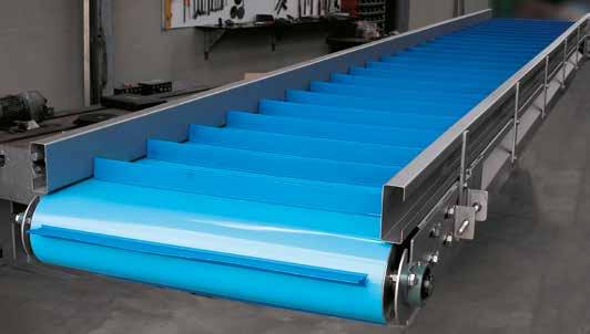 Conveyors The mobile conveyor can easily be moved,
