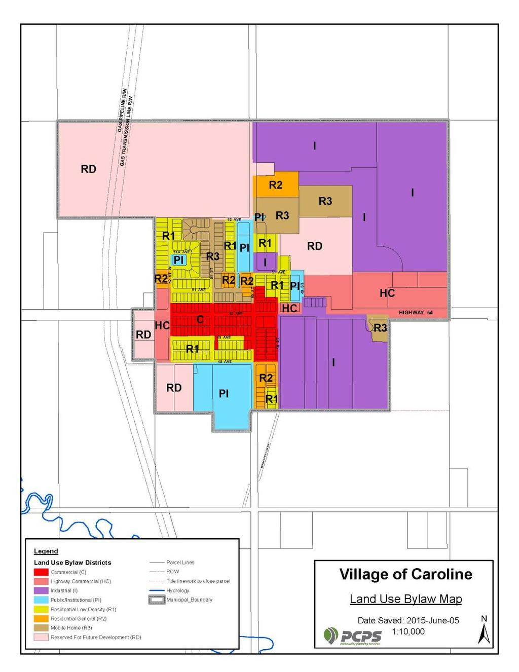 CAROLINE LAND USE BYLAW The Village s Land Use Bylaw (LUB) provides detailed regulations for use of various properties and development of various types of land uses.