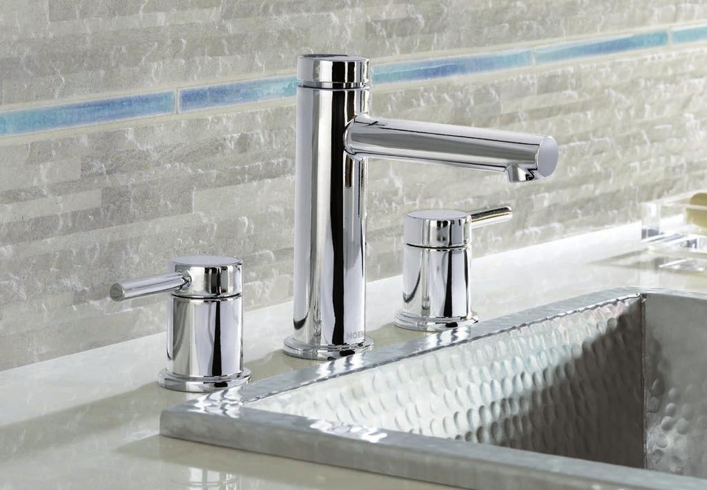 and a complete matching accessory collection. It is available in Chrome and LifeShine Brushed Nickel.