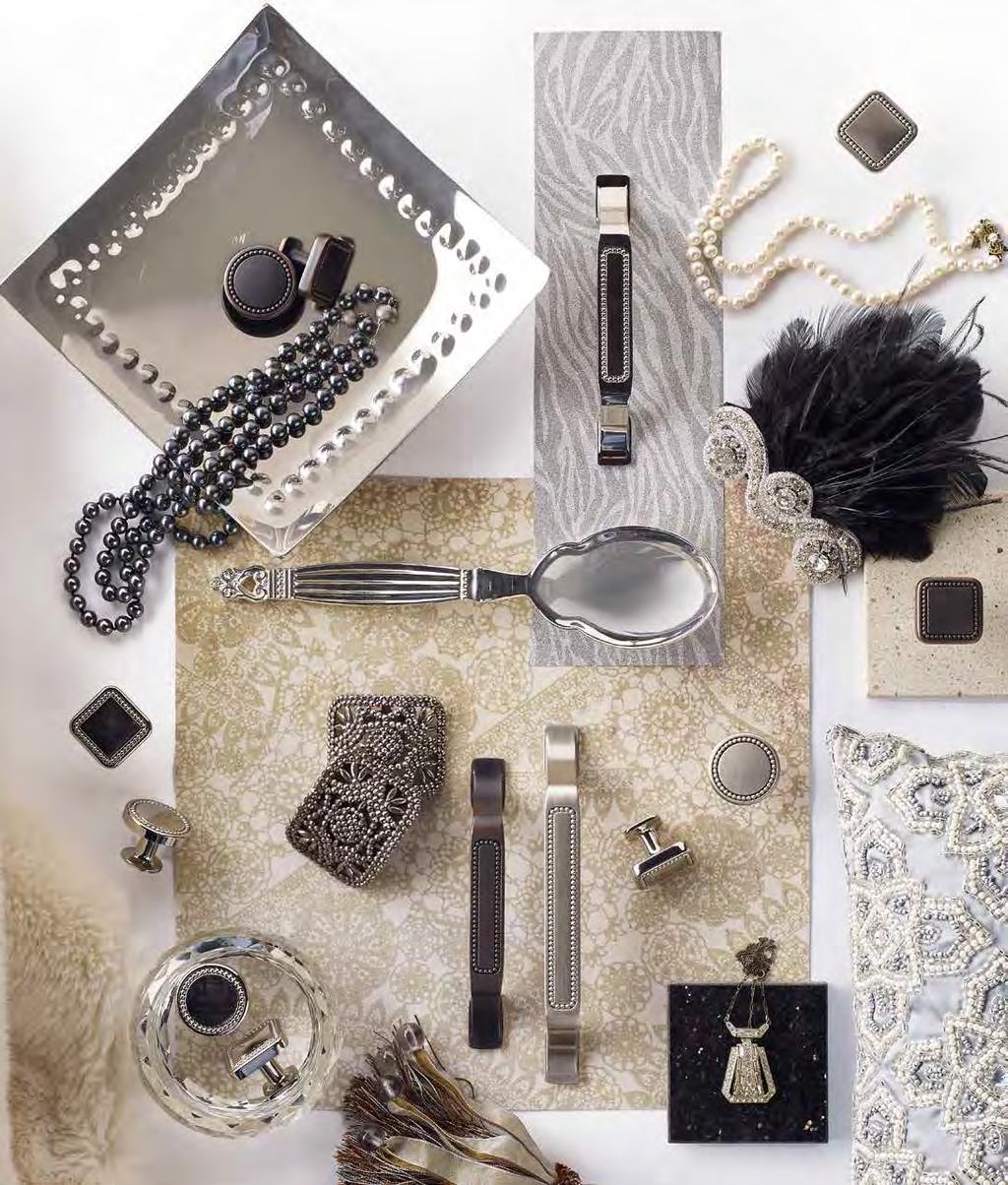 ON-TREND FINISHES (PN) (G0) (ORB) SHOWROOM SPECIALTY COLLECTION CAROLYNE The Carolyne collection takes its cues from the roaring 0 s with