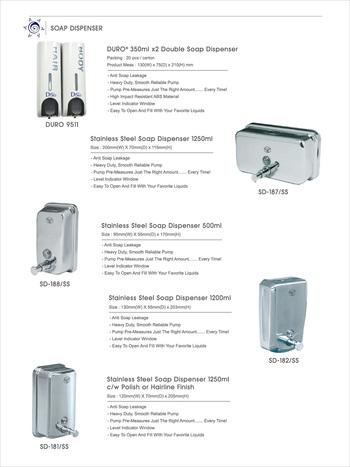 Azayaka Aneka Soap Dispensers Soap Dispensers Soap dispensers, reliable and effective of dispensing