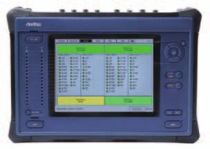 test and measurement solution featuring Gigabit Ethernet, DWDM, SONET/SDH, OTDR, ORL, PMD and CD applications.
