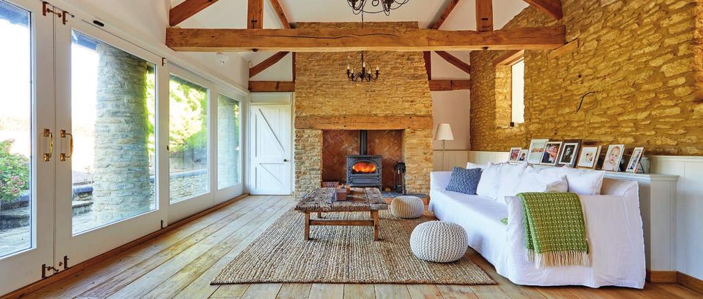 DESCRIPTION Millers Barn is set at the end of a tree-lined gravelled driveway in an enviable rural setting in Oxfordshire countryside.