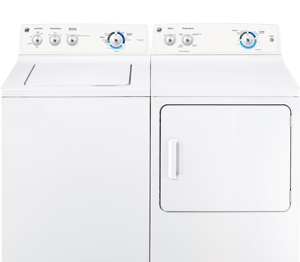 Washers & Dryers GE Top Load