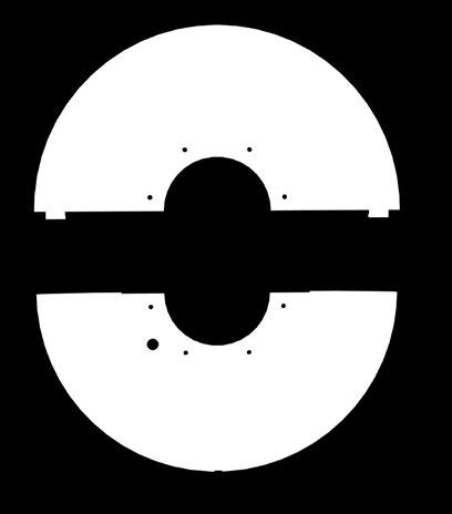 An arrow on bottom of base indicates