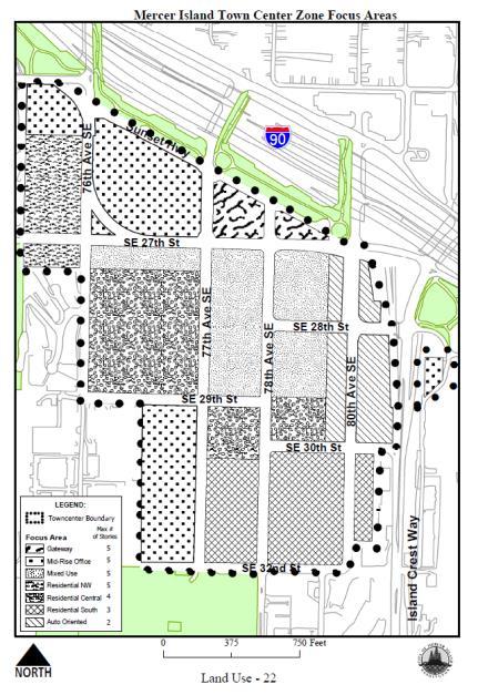 Figure 3 - Town Center Development and Businesses Housing Element: GOAL 1: To ensure that single family and multi-family neighborhoods provide safe and attractive living environments, and are