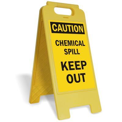 CHEMICAL AND BIOLOGICAL SPILLS If you work in an area that has chemicals; The response will vary on the type of material, the quantity and the