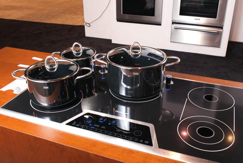 These pots are optimized for CookSmart Sensor Cooking and work with electric and induction technology.