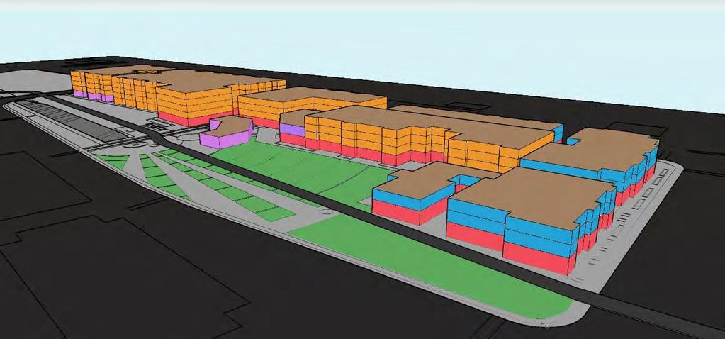 Site Development Plan - Building Uses Retail: 197,400 sq.ft.