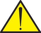 Pay close attention to the following symbols that appear on the unit: Caution: A potential hazard to the operator Venturi reservoir drain Caution: Hot surface Caution: Danger of electric shock.