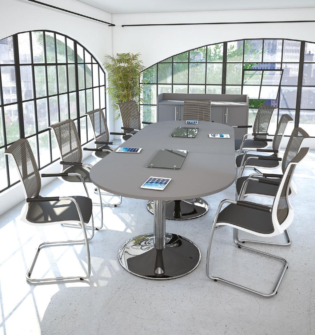 introduction Reunion is our executive boardroom table, meeting and storage range.