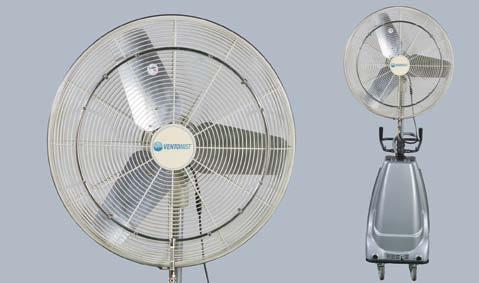 VTHPMF-3010 HIGH PRESSURE MISTING FAN 30 EXPERTISE AND RELIABILITY Ventomist Provides You with All that a High Quality Misting Fan Should Offer.