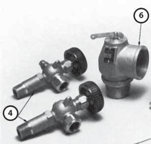 Boiler manual: Installation Start-Up Maintenance Parts Parts (continued) Figure 49 STEAM boiler trim and control components Item Description (note = alternate components) Manufacturer Mfr's part
