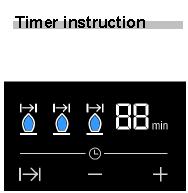 Notes: Timer operation must be performed after the burner is ignited. ID code Touch ID code for 3 seconds to active the timer. A code will be shown in the screen. Select different burners.