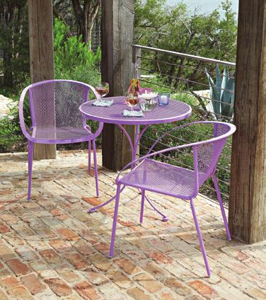 Just for Two From bistro sets to benches and loveseat swings, intimate seating for smaller groups.