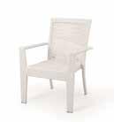 Iris Bistro EN512119 White Required space for a 3 pc bistro set