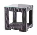 5 24 20 End Table 20 20 Corner 40*40*27 Armless Chair 27*40*27 -Made of double walled all-weather resin wicker End Table 20*20*20 -Resists fading, cracks and
