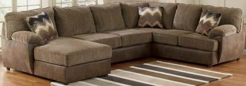 BENCHCRAFT 24100 CLADIO HICKORY -16-34-67 Sectional -17