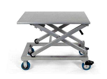 5"W x 4"H (Closed) Dimensions: 39"L x 27.5"W x 17"H (Open) Shipping Dimensions: 31"L x 43"W x 8"H HEAT PRINTING EQUIPMENT CART Add more counter space to your shop with this heavy-duty steel cart.