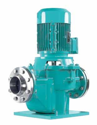 LUB Inline-Bloc LUB Advantages An all-purpose, single-stage, process pump in inline-design for multipurpose use in cooling technology,