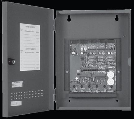 The KFCZ-6 Six Zone Interface module provides an interface between the intelligent alarm system and a two wire conventional detection zone.