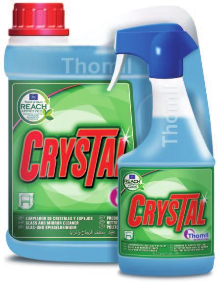 Box 4 units 84 36024502466 Crystal Glass and mirror cleaner Glass cleaner for glass, crystal, mirrors, polished surfaces and ceramics.