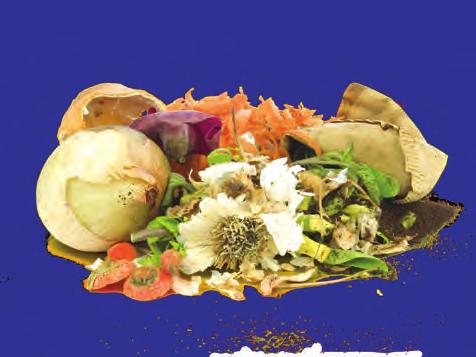 1 Discard food waste and food-soiled paper from