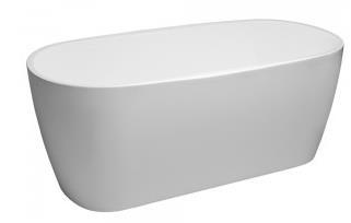 BATH TUB ARUBA 1500MM BATH FREESTANDING CURVE- 133562 With smooth clean lines and full lumbar support, the Aruba