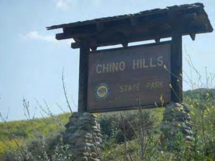Chino Hills State Park Owned and managed by California State Parks 14,000 acres 65 miles of trails Stretches 31 miles and links the Santa