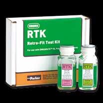 Parker RTK Retro-Fit Test Kit For use with EmkarateTM polyol ester lubricants to analyze residual mineral oil content during retrofit.