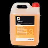 Condenser Cleaners Errecom Chisel Alkaline Condenser Cleaner Chisel is a specific alkaline-based liquid treatment with anti-corrosion ability that cleans and deeply degreases the dirt that sets