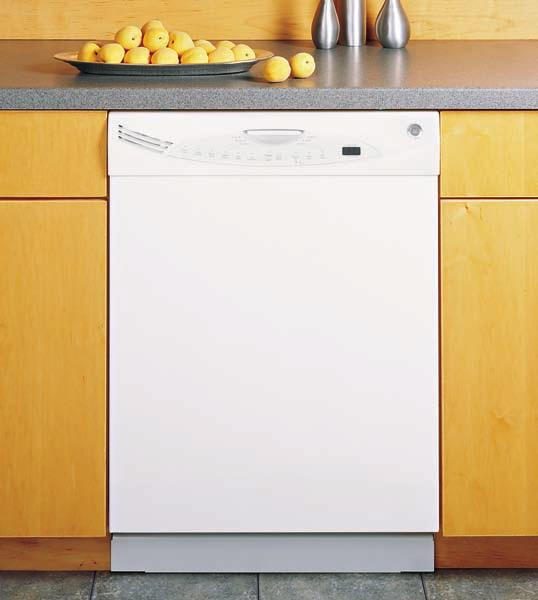GE tall tub built-in dishwashers Available new models GE tall tub built-in dishwasher GLD6800N Giant PermaTuf tub with maximum capacity nylon racking 4 utility shelves in upper rack, two with