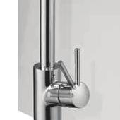 Vertical handle position Thanks to the vertical handle position, this item can be installed