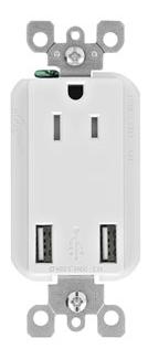 Page 5 of 7 receptacle can charge up to two electronic devices simultaneously utilizing the USB ports along with one regular receptacle