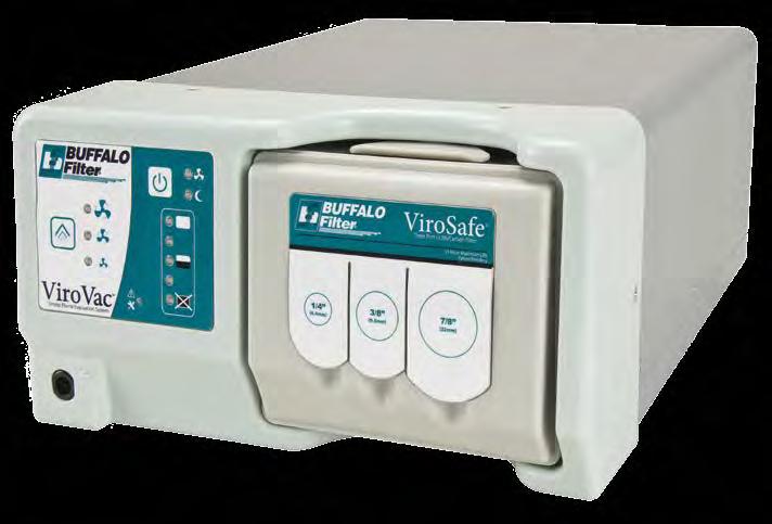 ViroVac Surgical Smoke Plume Evacuator ViroVac surgical smoke plume evacuator provides ideal flow for physician offices and outpatient surgery centers.