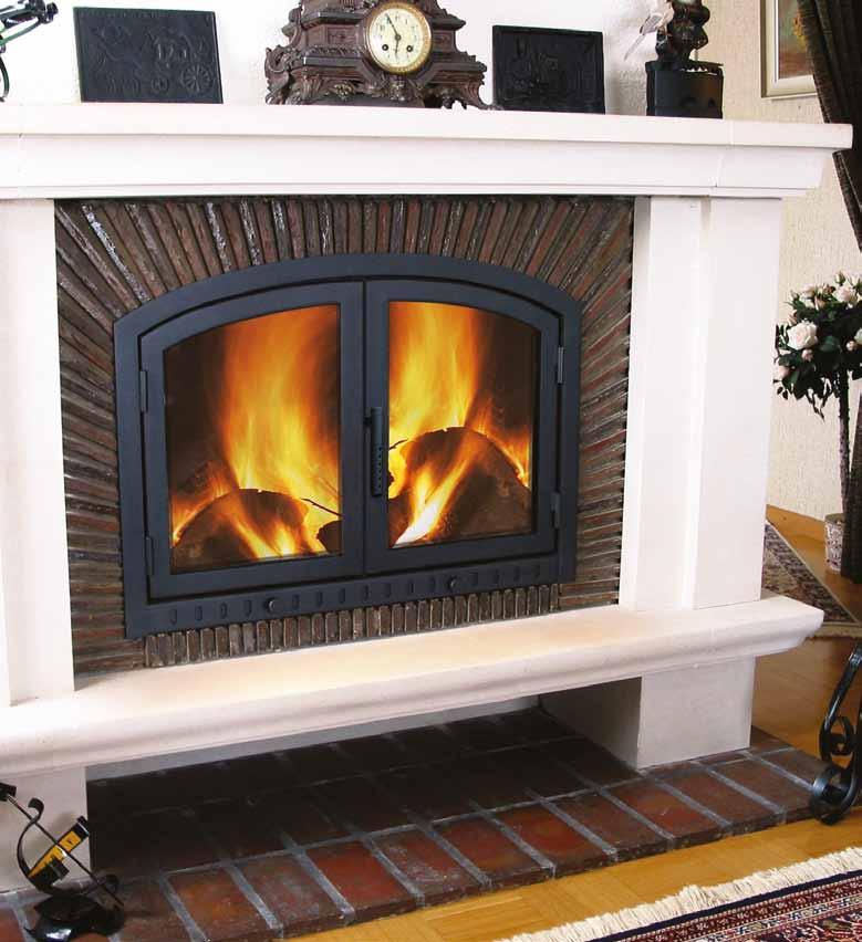 Just like with fireplace cassettes, we produce fireplace doors for you in all feasible sizes and forms with galvanised or black surfaces. Decide for yourself!
