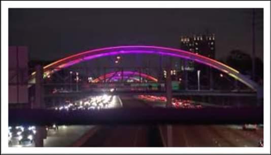 This is a new slide Development of a coordinated lighting program for all bridges leading to the