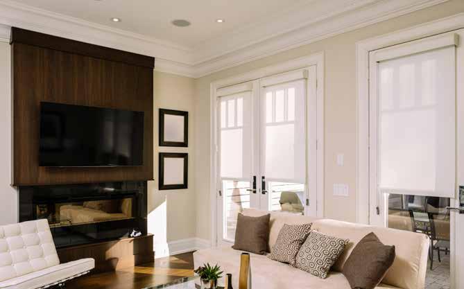 Warmth & Comfort Optimal interior lighting creates elegant and inviting spaces.