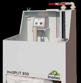 inosplit B50 The small, compact waste water system for tool cleaning and waste water treatment Benefits at a glance Compact design Requires little space Simple operation Integrated washbasin