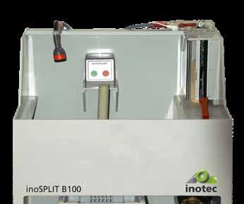 inosplit B100 The compact waste water system for tool cleaning and waste water treatment Benefits at a glance Compact design Requires little space Simple operation Integrated washbasin Integrated