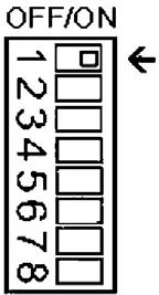 Combustion Blower Dip Switch Settings for Vent Length Compensation Under 22 Feet (6.
