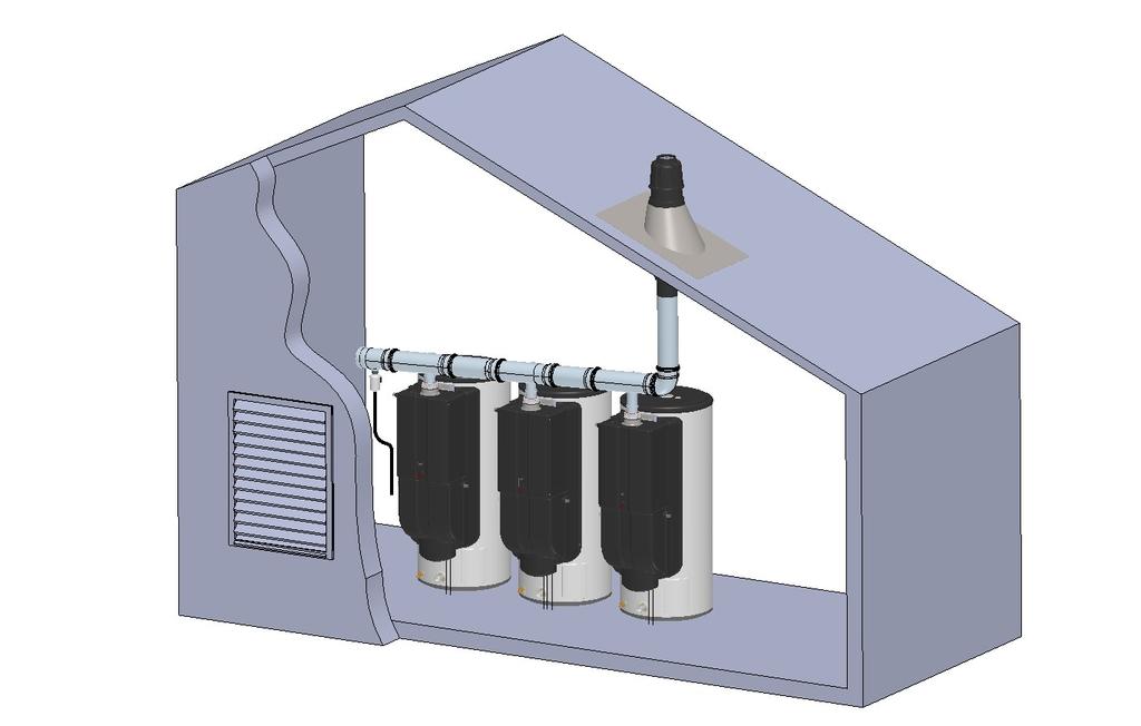 2 Non-Direct Vent (Room Air) Exhaust Vent termination per ANSI Z223.