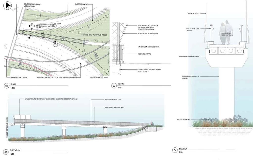 204 WESTCONNEX M4 EAST Urban Design and Landscape Plan Figure